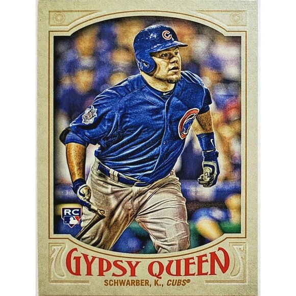 KYLE SCHWARBER ROOKIE 2016 TOPPS GYPSY QUEEN #126, CHICAGO CUBS, PHILLIES - Picture 1 of 3